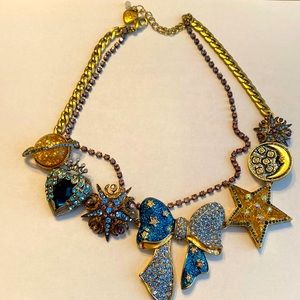 Used Betsy Johnson Heavens to planet necklace.